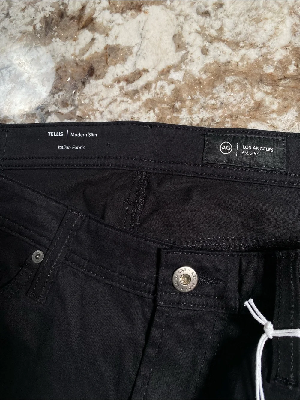 AG Tellis Modern Slim Lightweight Satin Pants